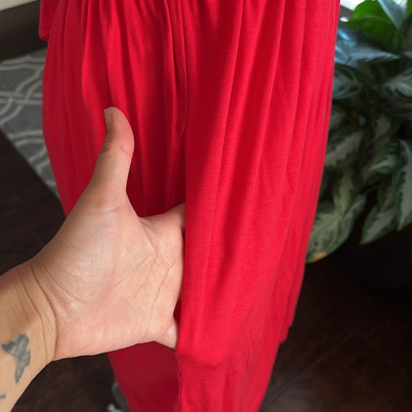 DKNY Red Waist Tie Dress - Picture 3 of 8